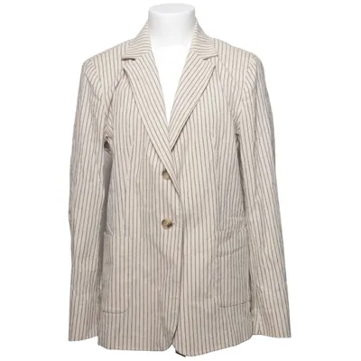 Kavaj (Beige, Svart) från Weekend MaxMara Bomull, Elastan, Linne