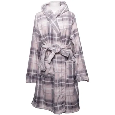 Bathrobe (Gray, White, Pink) from Penguin Polyester