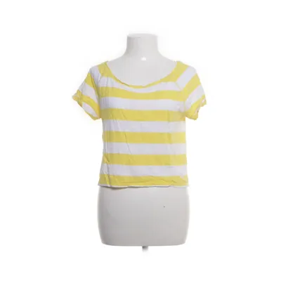 Crop top (Wit, Geel) van Abercrombie & Fitch