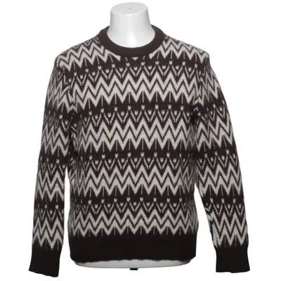 Strickpullover (Braun, Weiß) von Selected Homme Wolle