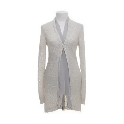 Kofta (Vit, Silverfärgad) från Manguun Akryl, Polyamid, Polyester