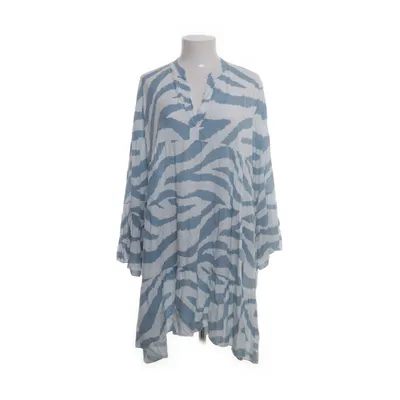 Dress (Blue, White) from Vanting Viscose