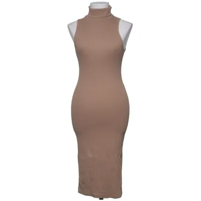 Turtleneck dress (Beige) from Zara Cotton, Elastane
