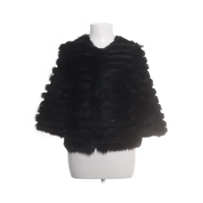 Bont gilet (Zwart) van Soyaconcept Acryl, Konijnenbont