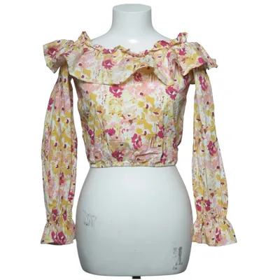 Blouse (Jaune, Rose, Multicolore) de Maja Nilsson Lindelöf x Gina Tricot Coton, Élasthane