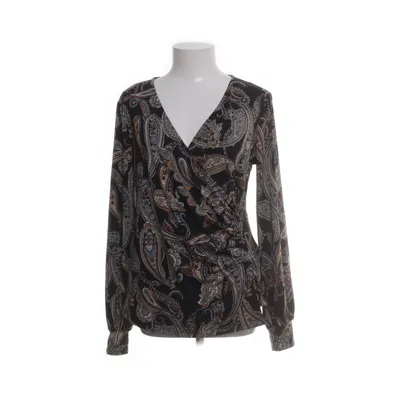 Wikkelblouse (Zwart, Meerkleurig) van Happy Holly