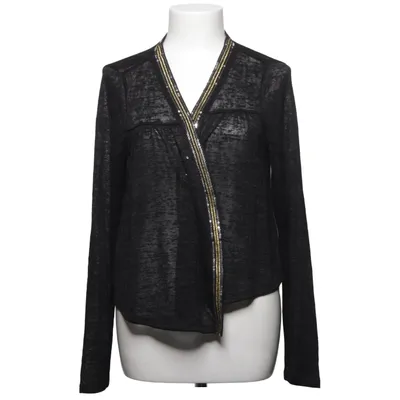 Cardigan (Noir) de Fresh Spirit Polyester, Viscose