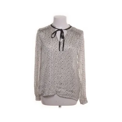 Pussy bow blouse (Gray, Black) from Tintoretto Polyester