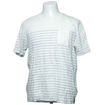 T-shirt (Vit, Blå) från Indicode Bomull