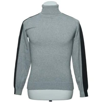 Turtleneck (Gray, Black) from William de Faye Cashmere, Elastane, Silk, Viscose