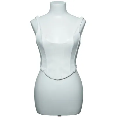 Bustier (Wit) van H&M x Brock Collection Katoen