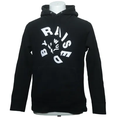 Sweat à capuche (Noir) de Raised by Wolves Coton