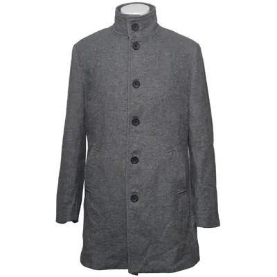 Coat (Slim Fit) from Bruun & Stengade Polyamide, Polyester, Wool