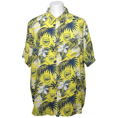 Kortärmad skjorta (Gul, Blå, Vit) från Arsenal Viskos