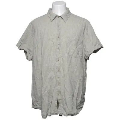 Short sleeve shirt (Green) from Dressmann Cotton, Linen