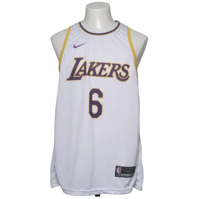 Basketbalshirt (Wit, Geel, Lila) van Nike x NBA
