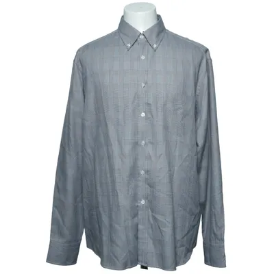 Chemise (Gris, Bleu) de Dunhill Coton, Lyocell