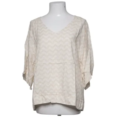 Blouse (Beige, Blanc) de Smashed Lemon Viscose