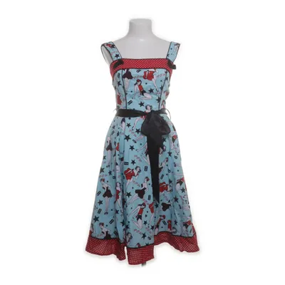 Kleid (Blau, Rot, Schwarz, Weiß, Mehrfarbig) von Hell Bunny Vixen