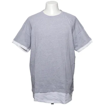T-shirt (Gray, White) from Def Cotton, Polyester