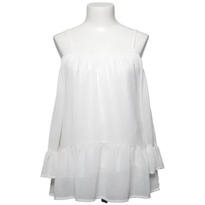 Blouse (Wit) van Pieces Katoen, Polyester