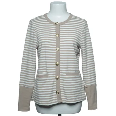 Cardigan (Beige, Hvid) fra Happy Holly Bomuld, Polyester