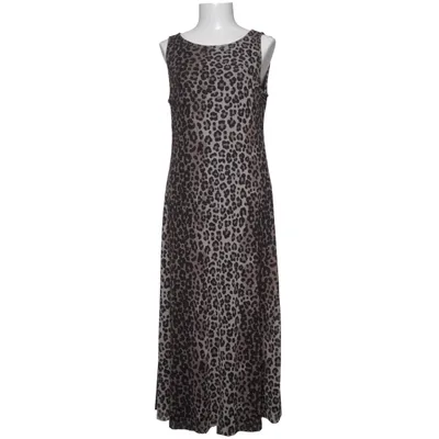 Långklänning (Beige, Svart) från Culture Elastan, Polyester, Viskos
