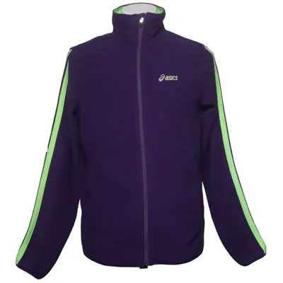 Trainingsjack (Lila, Groen) van Asics Katoen, Polyester