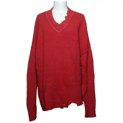 Sweater (Red) from Adnym Atelier Cotton, Polyamide, Wool