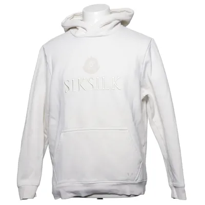 Hættetrøje (MESSI X SIKSILK EMBROIDERED OVERHEAD HOODIE) fra SikSilk Bomuld, Polyester