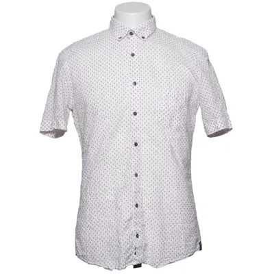 Chemise à manches courtes (Blanc, Bleu, Rouge) de Eterna Coton