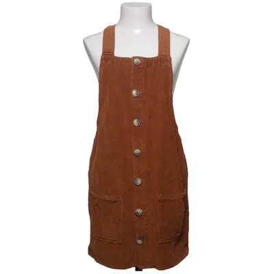 Dungaree dress (Brown) from Denim Co Cotton