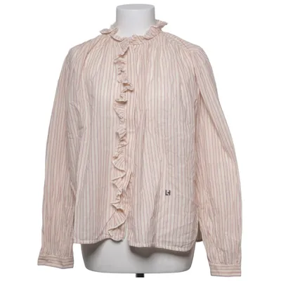 Blus (Beige, Röd) från Leon & Harper Ekologisk bomull
