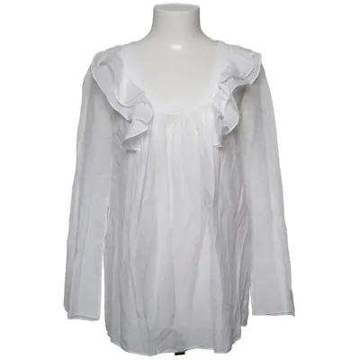 Blouse (White) from Tonycohen Cotton, Silk, Viscose