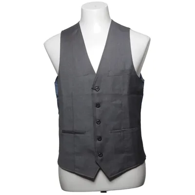 Jakkesætsvest (Grå) fra Alexander Dobell Polyester, Viscose