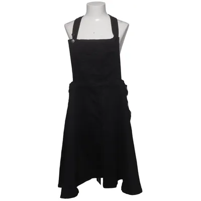 Hängselklänning (Svart) från Hell Bunny Bomull, Elastan