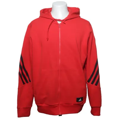 Hættetrøje (Rød, Sort) fra Adidas Genanvendt bomuld, Genanvendt polyester