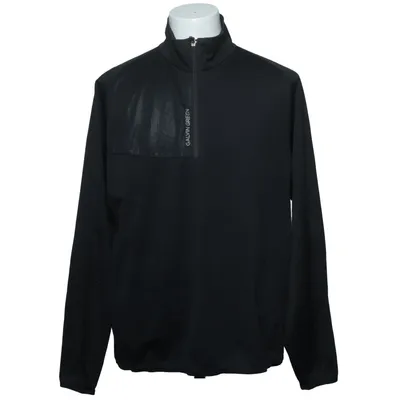 Anorak (Zwart) van Galvin Green Polyester, Polyurethaan