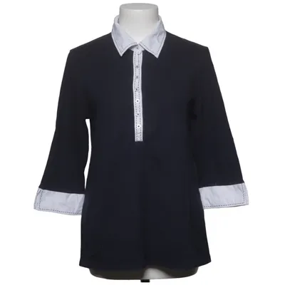 Rugbytrøje (Blå, Hvid) fra Atelier GS Bomuld, Elastan
