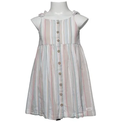 Jurk (Beige, Blauw, Meerkleurig) van Newbie by KappAhl Katoen