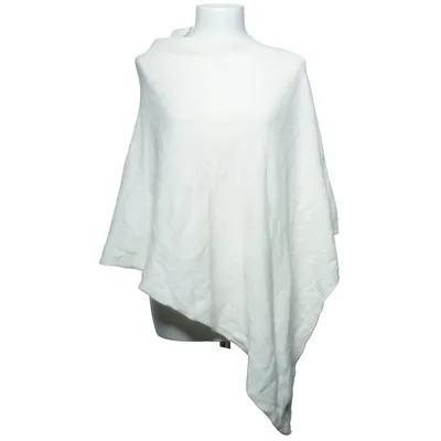Poncho (Hvid) fra Cashmere Kashmir, Uld