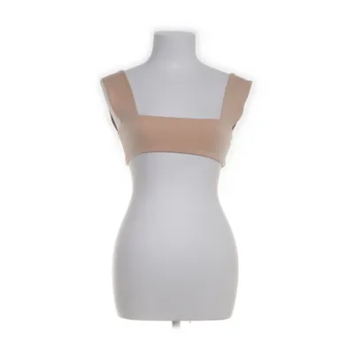 Crop top (Beige) fra Are You Am I Elastan, Tencel