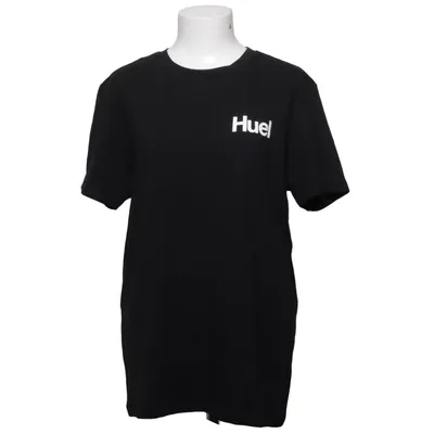 T-shirt (Noir) de Huel Coton, Élasthane