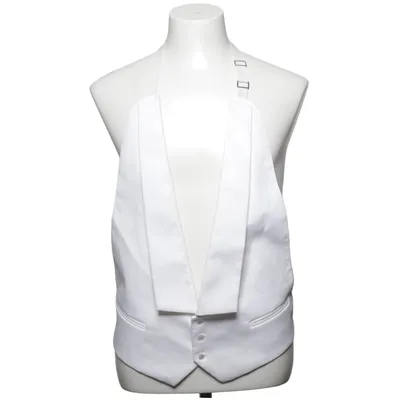 Tailcoat vest (White) from Laandling Cotton, Polyester