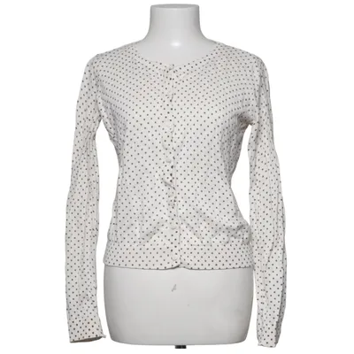 Cardigan (Hvid, Sort) fra H&M Basic Bomuld