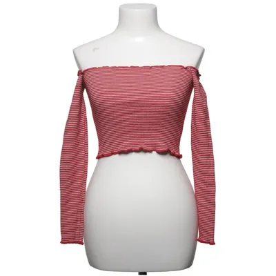 Crop Top (Rot, Weiß) von Lely Wood Polyester, Viskose