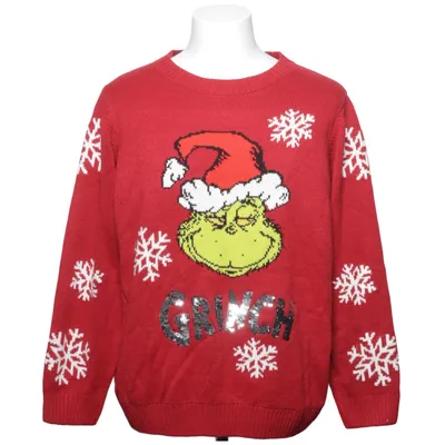 Jultröja (Röd, Vit) från The Grinch Akryl