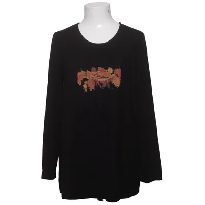 Långärmad t-shirt (Svart, Flerfärgad) från Chalou Elastan, Viskos
