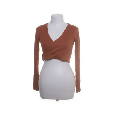 Crop top (Brun) från Urban Outfitters Viskos, Polyester, Elastan