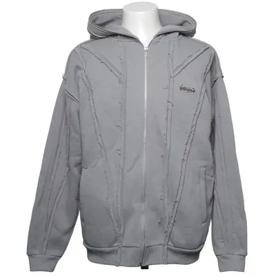 Sweat à capuche (Gris) de Black Squad Coton, Polyester